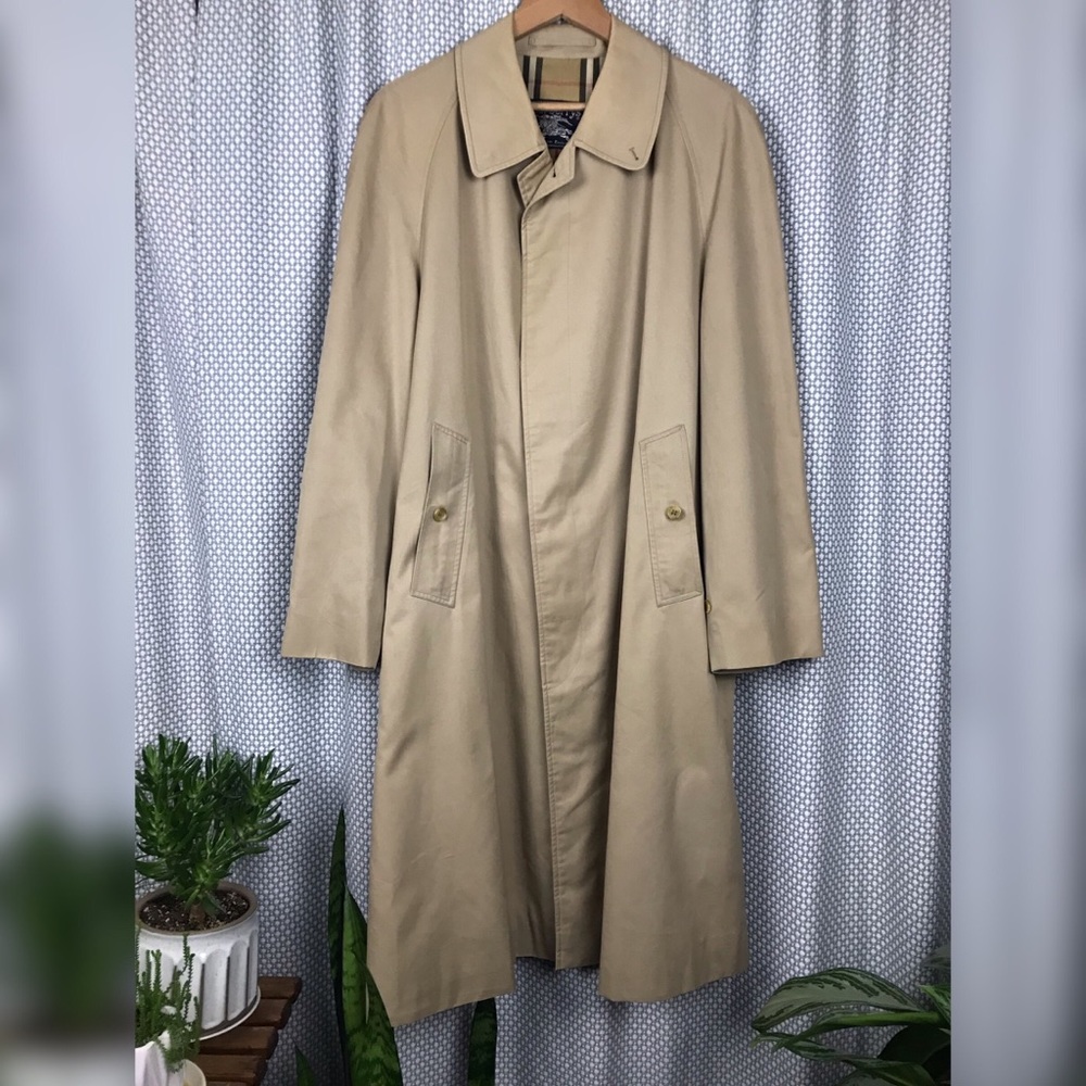 Vintage Burberry Pimlico Heritage Car Coat Tan / Khaki Trench Coat